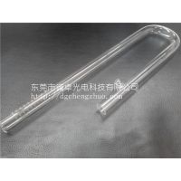 东莞诚卓螺纹口弯管，内螺旋缓流管，异形玻璃管