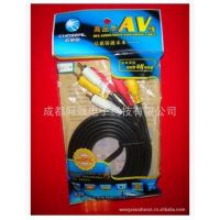 供应秋叶原 Q-722 音视频线AV线 1.8米 三对三莲花线