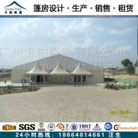 厂家供应30米跨度白色PVC篷房/配置多元化/ 款式新颖独特
