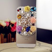 廠家直銷 iPhone4繁花水鉆手機殼 三星S5 note3保護(hù)套 一件代發(fā)