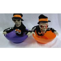 整蠱玩具 萬(wàn)圣節(jié)骷髏玩具 光控感應(yīng)整蠱糖果骷髏鬼 廠家供應(yīng)批發(fā)