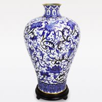 京锐景泰蓝15寸纹梅瓶