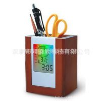 供应HC-301电子笔筒,笔筒时计,笔筒万年历,***笔筒,办公笔筒礼品