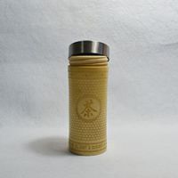 巨匠厂家生产定制外贸出口精品不锈钢盖竹子水杯保温茶杯 纪念竹杯