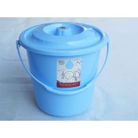 厂家直销家居桶 带盖/无盖塑料圆形水桶 食品级PP材料 安全***