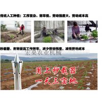 灵宝市苏村乡烟苗移栽机 宏燊种植苗栽器