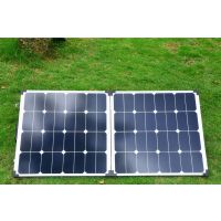 厂家供应100W玻璃组件折叠板 便携式Sunpower太阳能发电板