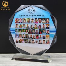 河南小学建校周年纪念品 水晶纪念品定制 50周年校庆礼品 郑州水晶书模型摆件