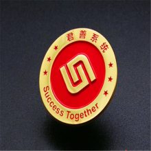 胸章礼品定制 滴胶印刷可爱金属烤漆胸针定做 胸章订做定制logo徽章