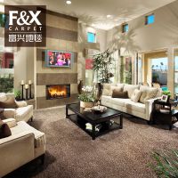 欧式现代简约客厅茶几 家用床边大地毯满铺卧室 定制定做纯色