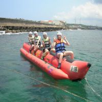水上充气香蕉船单管香蕉船冲浪水上充气飞鱼水上玩具