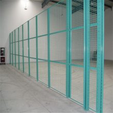 深圳车间分离防护栏报价/佛山2米高仓库隔离防护网特卖/茂名1.8米高浸塑车间防护网厂家