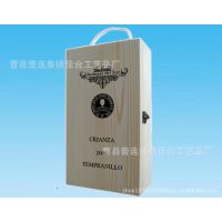 【廠家定做供應】紅酒包裝 葡萄酒包裝 酒盒禮品盒 松木酒盒