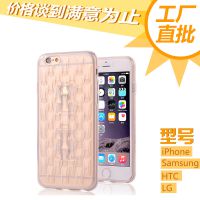 新款iPhone6手机套 tpu透明壳带支架 工厂直销苹果手机壳 外贸手机保护壳定做