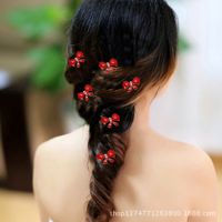 日韓影樓新娘盤發(fā)***工具蝴蝶結(jié)發(fā)簪兒童發(fā)飾頭飾廠家直銷混批