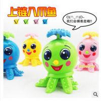 上鏈八爪魚 上鏈卡通八爪魚 上發(fā)條章魚 轉(zhuǎn)動(dòng)***樂(lè)趣 創(chuàng)意玩具