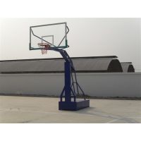 东莞塘厦学校篮球架 体育馆篮球架室内 标准篮球架钢化玻璃透明板