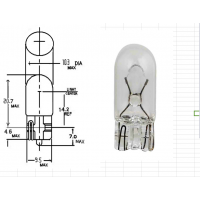 ݸֱ Ǳ T10ʾ 12V5Wɫ ѯ