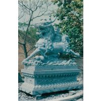 青石麒麟、石雕麒麟、汉白玉麒麟、门口摆件麒麟