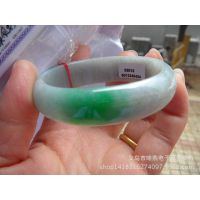 天然a货缅甸翡翠玉石***直销 老坑阳绿贵妃镯 翡翠玉镯 52送证