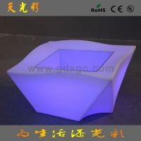 深圳酒店用品展LED家具 時(shí)尚LED酒吧桌子 塑料I七彩閃光家具