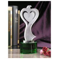 精美和平信鸽水晶奖杯 五指山水晶奖杯 厂家批发定制各类精美奖杯