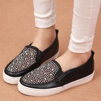 清倉 夏季韓版潮網(wǎng)紗水鉆透氣休閑松糕鞋牛筋厚底單鞋女鞋