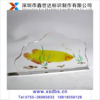 水晶相框 亚克力工艺制品 有机玻璃水晶相框制作