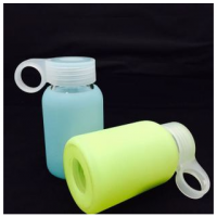 宁波德明夜光供应 环保夜光玻璃杯指环果冻杯夜光高硼硅玻璃杯