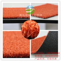 厂家直销人造草坪果岭休闲草/仿真草坪/假草坪地毯/景观草坪SL016砖红