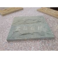 供应浅绿砂岩自然面板材蘑菇石