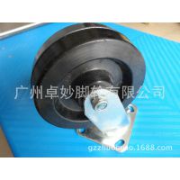 4寸万向耐高温脚轮 大卫电木304不锈钢支架烤箱焗炉专用脚轮