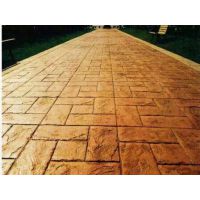 彩色压膜地坪-现场施工