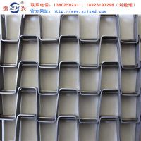 广州网带厂家供应304不锈钢马蹄莲板式金属网带金属片型网带拖带