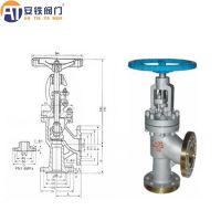 J44H-16P/150LB不锈钢角式截止阀 厂家供应截止阀