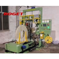 宁波博格特厂家BGT-GD300立式钢带包装机 下开口铜带缠绕包装机