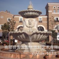 厂家供应 石雕喷泉 古代青石石雕喷泉 优质天青石石雕喷泉 批发