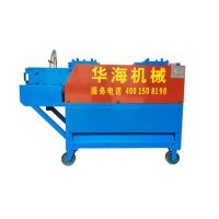华海机械高效架子管调直除锈喷漆机   新型架子管喷漆机价格