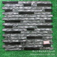 佛山厂家批发瓷砖玻璃马赛克300x300mm KTV背景墙内墙砖外贸出口