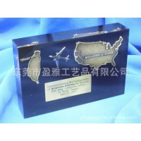 厂家直销水晶胶内藏金属钱币 亚克力纪念币纸镇量大优惠 批发供应