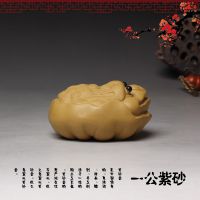 厂家直销自产自销宜兴紫砂雕塑摆件热卖***茶具礼品精品金蟾宝宝