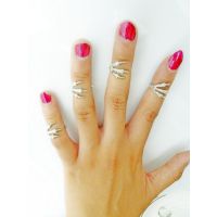 欧美饰品厂家批发***锁骨关节鹰爪戒指圈夜店女尾戒    JZ36