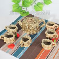陶瓷工艺品家居装饰摆件创意礼品商务公司定制 新奇特根雕茶具