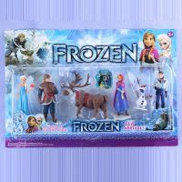 批發(fā)全英彩盒動(dòng)漫冰雪奇緣6款公仔 人偶手辦 玩具擺件
