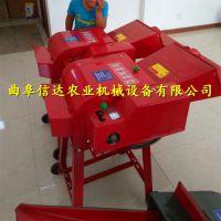 曲阜信达专业定做4、6刀小型铡草机，青贮秸秆铡草机
