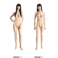 ***服装展示全身女模-化妆
