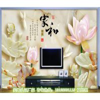 3D玉石背景墙UV平板打印机