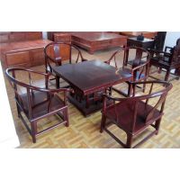 非酸福禄寿茶桌定做实木家具价格、东昂木雕款式、红木家具图片