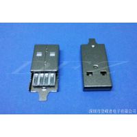 厂家供应USB2.0AM公头 短体焊线一体式