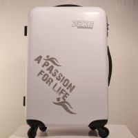 游泳品牌定制礼品拉杆箱 赠品行李箱 个性化旅行箱印刷图案